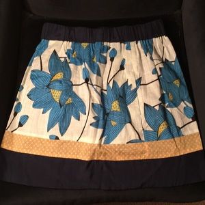 Anthropologie Flowered Skirt